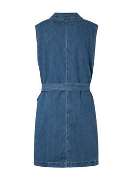 Vestito Pepe Jeans Carmen Blu per Donna