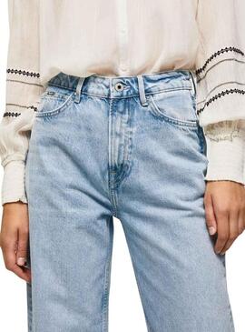 Pantaloni Jeans Pepe Jeans Lexa Sky Blu Donna