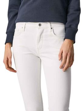 Pantaloni Jeans Pepe Jeans Grazia Bianco Donna