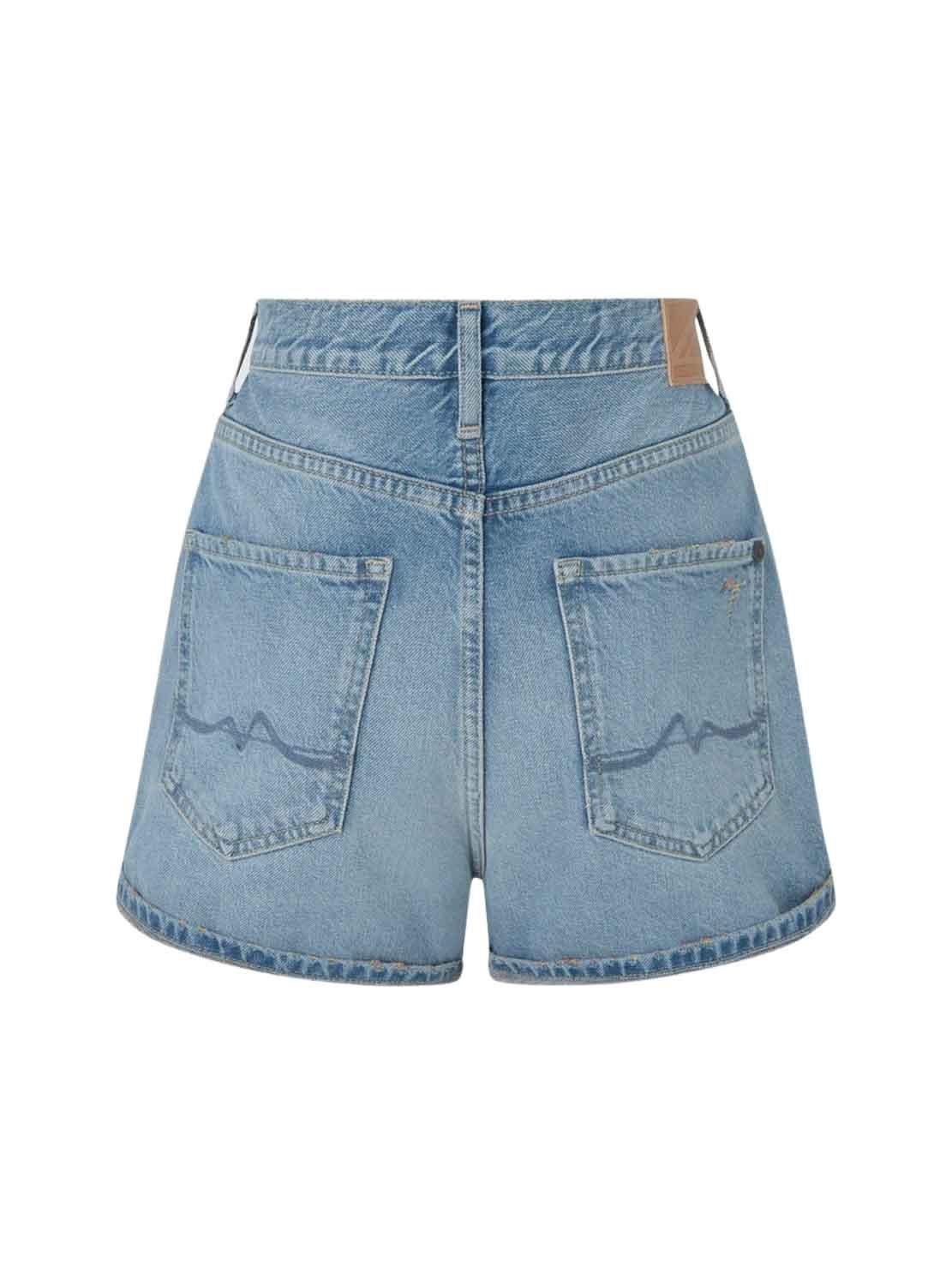 Shorts Pepe Jeans Rachele Blu per Donna