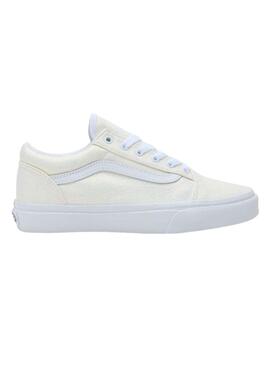 Sneakers Vans Old Skool Glitter Bianco per Bambina