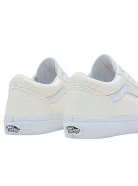 Sneakers Vans Old Skool Glitter Bianco per Bambina
