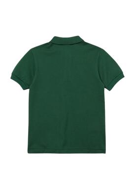 Polo Lacoste Classic Fit Verde per Bambino