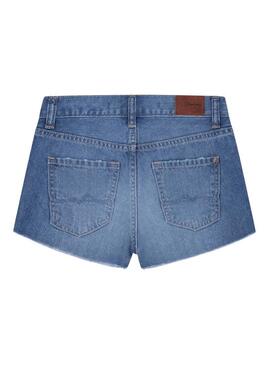 Shorts Pepe Jeans Patty Blu Claro per Bambina