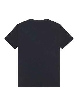 T-Shirt Antony Morato Multilogo Nero Uomo