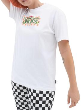 T-Shirt Vans Fruit Bianco per Donna