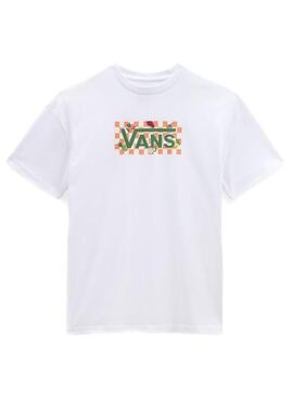 T-Shirt Vans Fruit Bianco per Donna