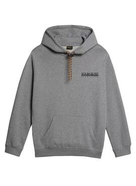 Felpa Napapijri Mataje Grigio Uomo e Donna