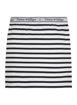 Gonna Tommy Hilfiger Graphic Blu Navy per Bambina