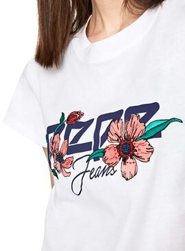 T-Shirt Pepe Jeans Alissa Bianco Donna