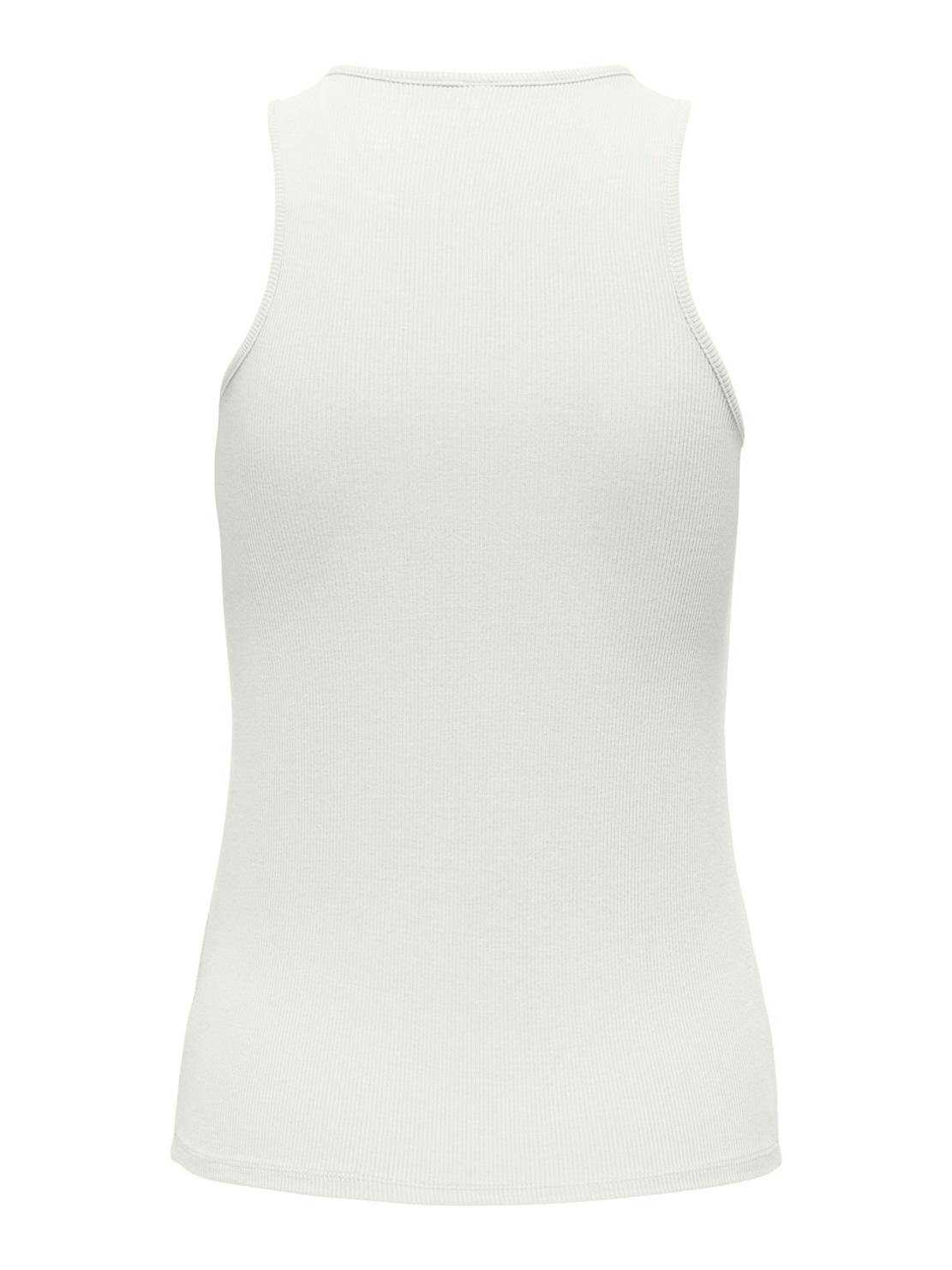 Top Only Belia Bianco per Donna