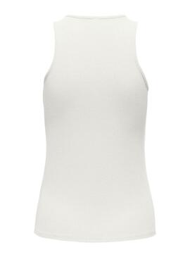 Top Only Belia Bianco per Donna