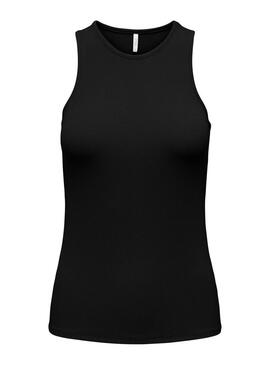 Top Only Belia Nero per Donna