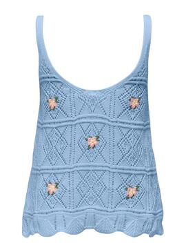 Top Only Ariba Blu per Donna