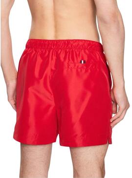 Costume da bagno Tommy Hilfiger TH Monogram Rosso Uomo