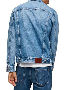 Giubbotto Denim Pepe Jeans Pinners Blu Uomo