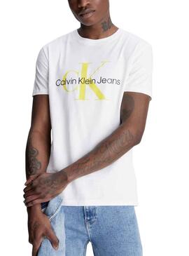 T-Shirt Calvin Klein Seasonal Bianco Uomo