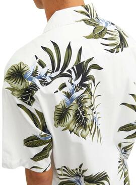 Camicia Jack & Jones Tropic Bianco per Uomo