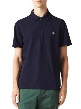 Polo Lacoste Bord Blu Navy per Uomo