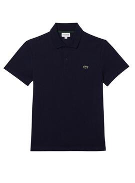 Polo Lacoste Bord Blu Navy per Uomo