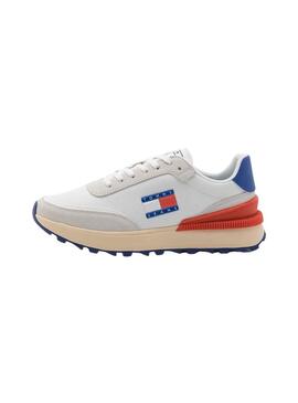 Sneakers Tommy Jeans Tech Runner Bianco Uomo