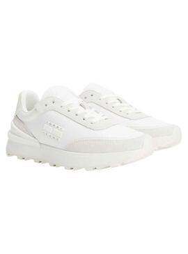 Sneakers Tommy Jeans Tech Runner Bianco Donna