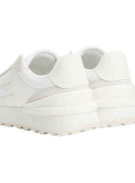 Sneakers Tommy Jeans Tech Runner Bianco Donna