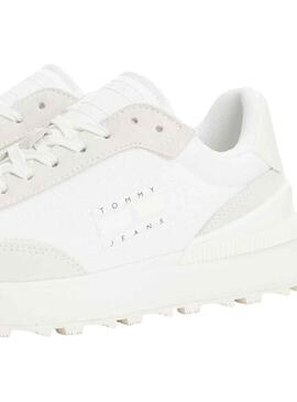 Sneakers Tommy Jeans Tech Runner Bianco Donna