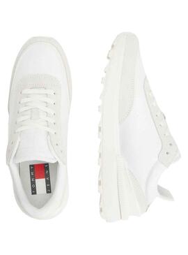 Sneakers Tommy Jeans Tech Runner Bianco Donna