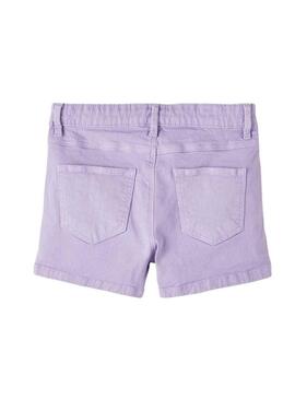 Shorts Name It Rosa Lila per Bambina