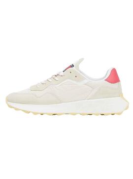 Sneakers Tommy Jeans New Passatoia Beige per Donna