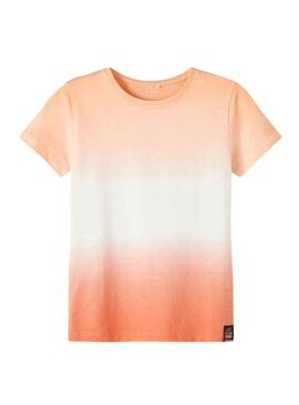 T-Shirt Name It Filuka Arancione per Bambino