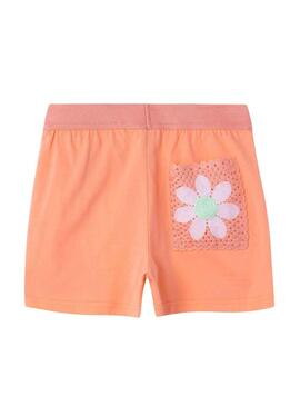 Shorts Name It Fidda Arancione per Bambina