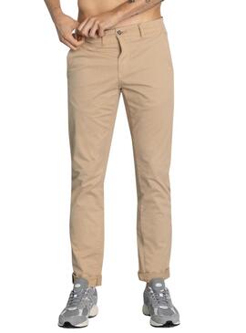 Pantaloni Klout Chino Beige per Uomo