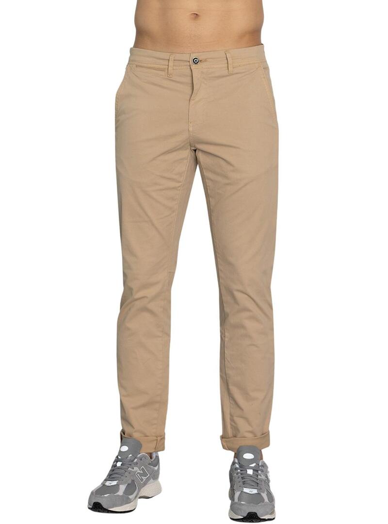 Pantaloni Klout Chino Beige per Uomo