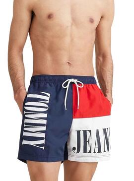 Costume da bagno Tommy Jeans Archive Colorblock per Uomo