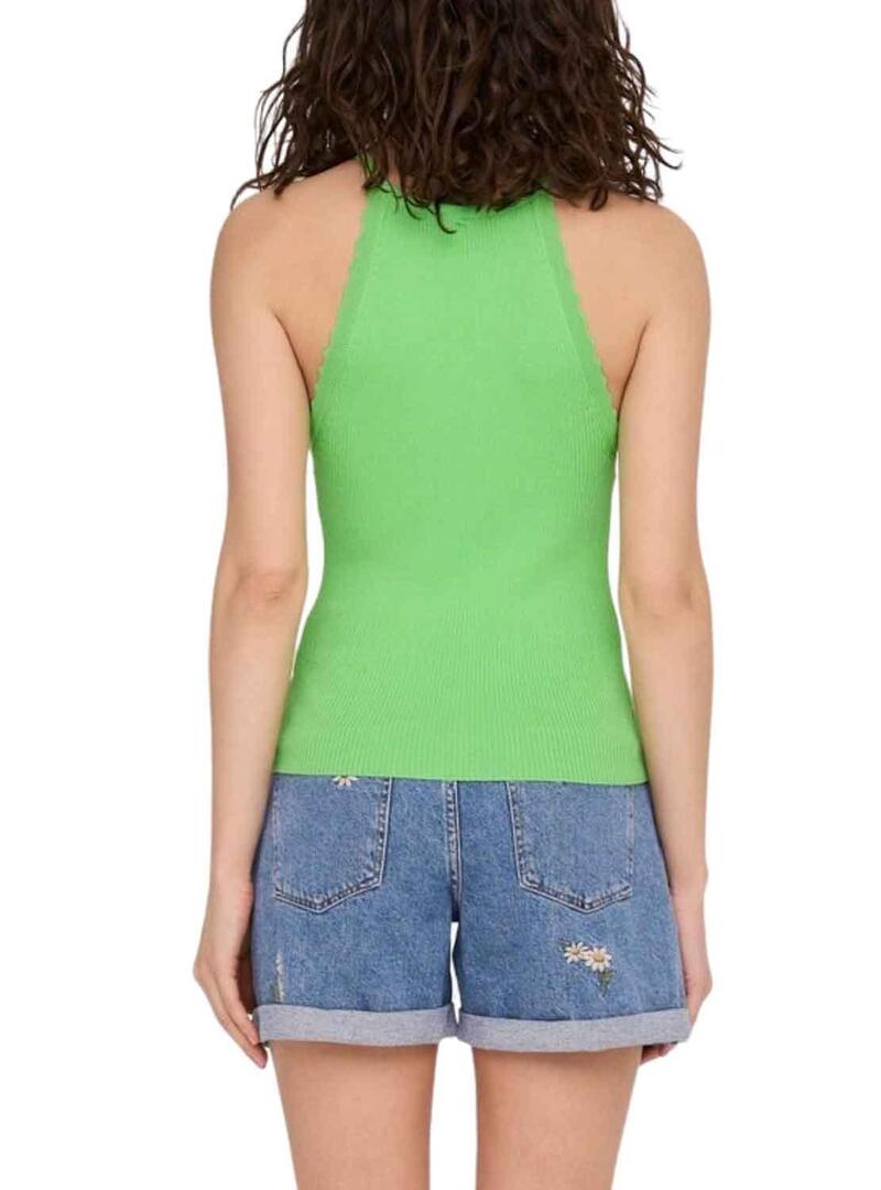 Top Only Gemma Cavezza Verde per Donna