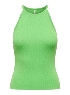 Top Only Gemma Cavezza Verde per Donna