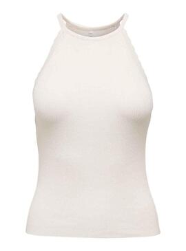 Top Only Gemma Halter Beige per Donna