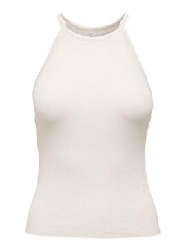 Top Only Gemma Halter Beige per Donna