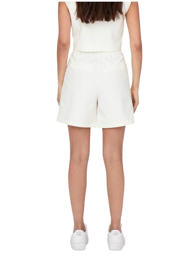 Short Only Abba Bianco per Donna