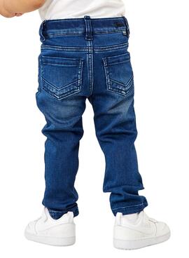 Pantaloni Name It Theo Class Blu per Bambino
