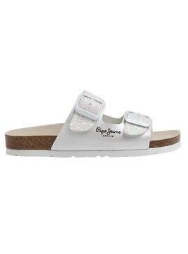 Sandali Pepe Jeans Oban Couple Bianco per Bambina