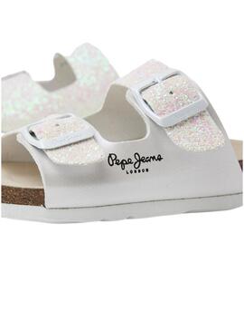 Sandali Pepe Jeans Oban Couple Bianco per Bambina