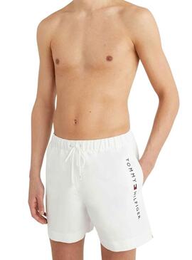 Costume da bagno Tommy Hilfiger Logo Bianco per Uomo