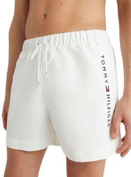 Costume da bagno Tommy Hilfiger Logo Bianco per Uomo