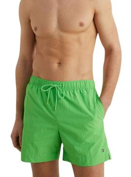 Costume da bagno Tommy Hilfiger Basic Verde per Uomo