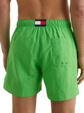 Costume da bagno Tommy Hilfiger Basic Verde per Uomo