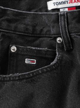 Shorts Tommy Jeans Hot Nero per Donna