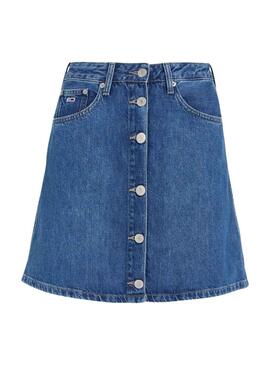 Gonna Tommy Jeans A-Line Blu per Donna